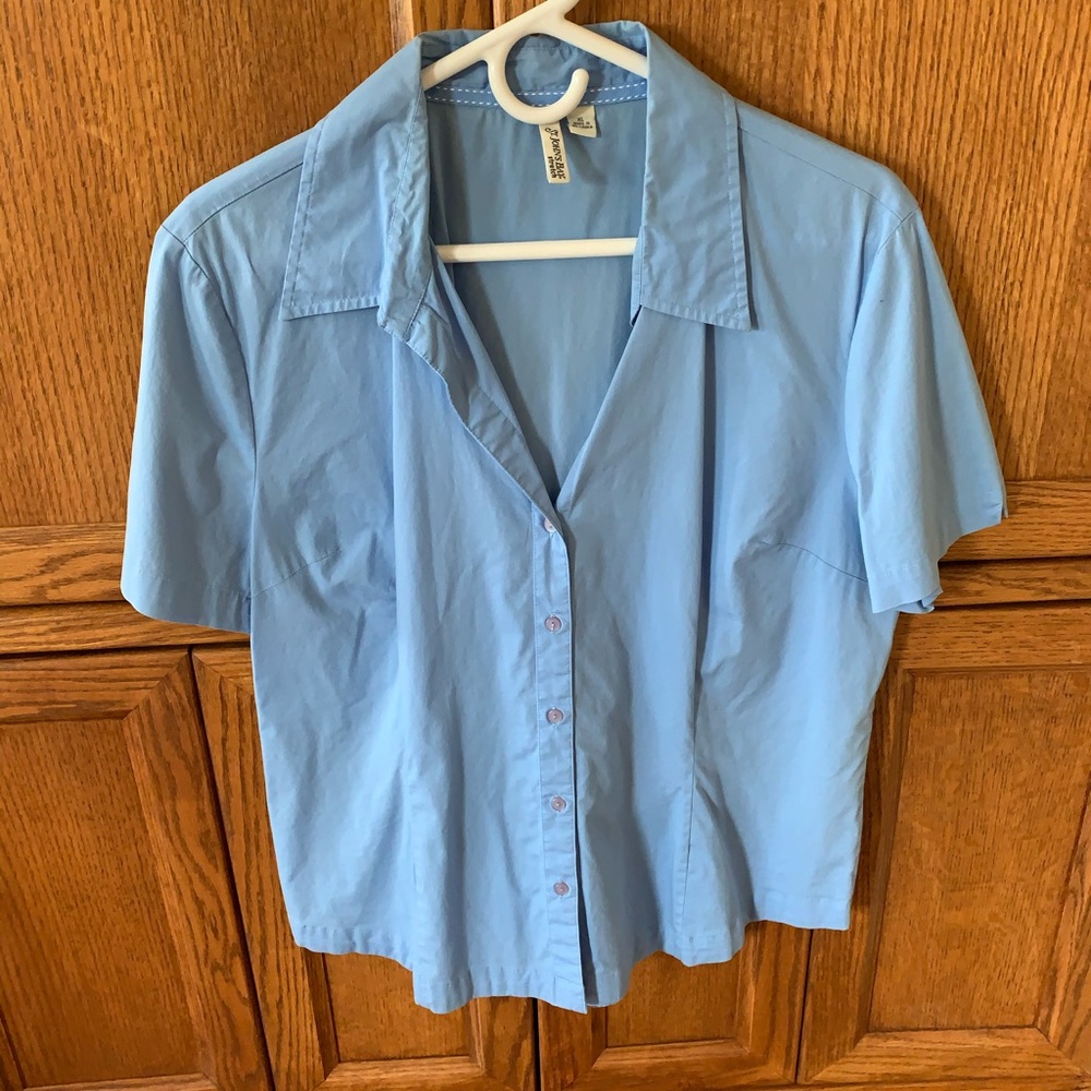 St. John’s Bay Blouse cotton/spandex size XL